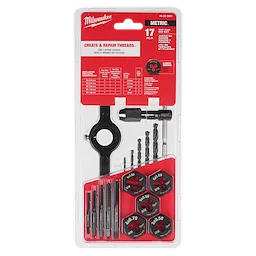 Metric Tap & Die Set in its packaging