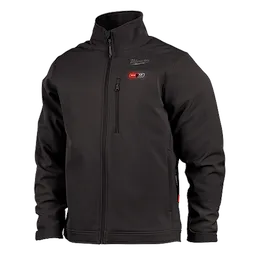 204B-20S, 204B-20M, 204B-20L, 204B-20XL, 204B-202X, 204B-203X, 204B-21S, 204B-21M, 204B-21L, 204B-21XL, 204B-212X, 204B-213X - M12™ Heated TOUGHSHELL™ Jacket, Black