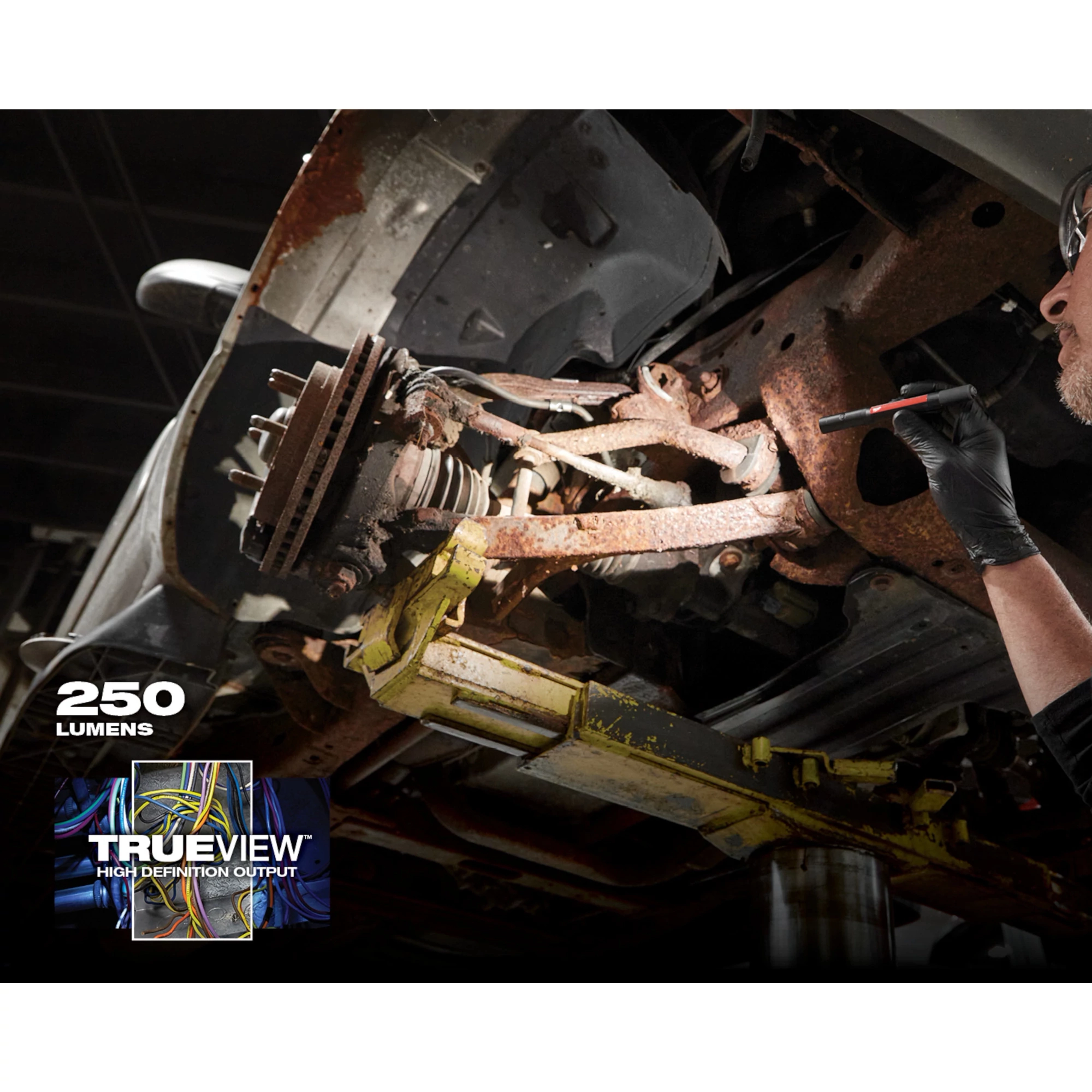 2010R Rechargeable 250L Penlight w/Laser App Shot Overlay