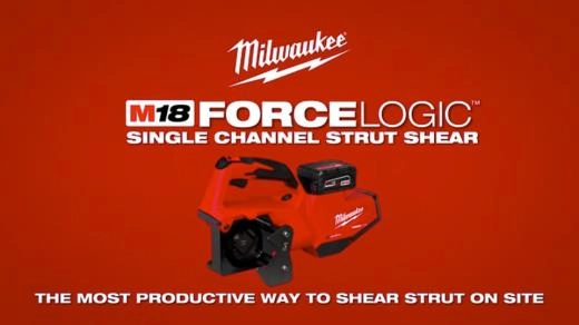 Milwaukee M18 FORCELOGIC Single Channel Strut Shear