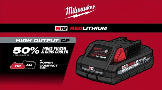 Milwaukee M18 REDLITHIUM HIGH OUTPUT CP Batteries