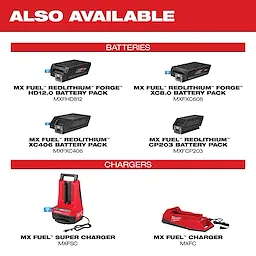 MX FUEL™ REDLITHIUM™ XC406 Battery Pack and MX FUEL™ 14" Cut-Off Saw w/ RAPIDSTOP™ Brake (Tool Only) Also Available