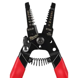 10-24 AWG Compact Dipped Grip Wire Stripper & Cutter