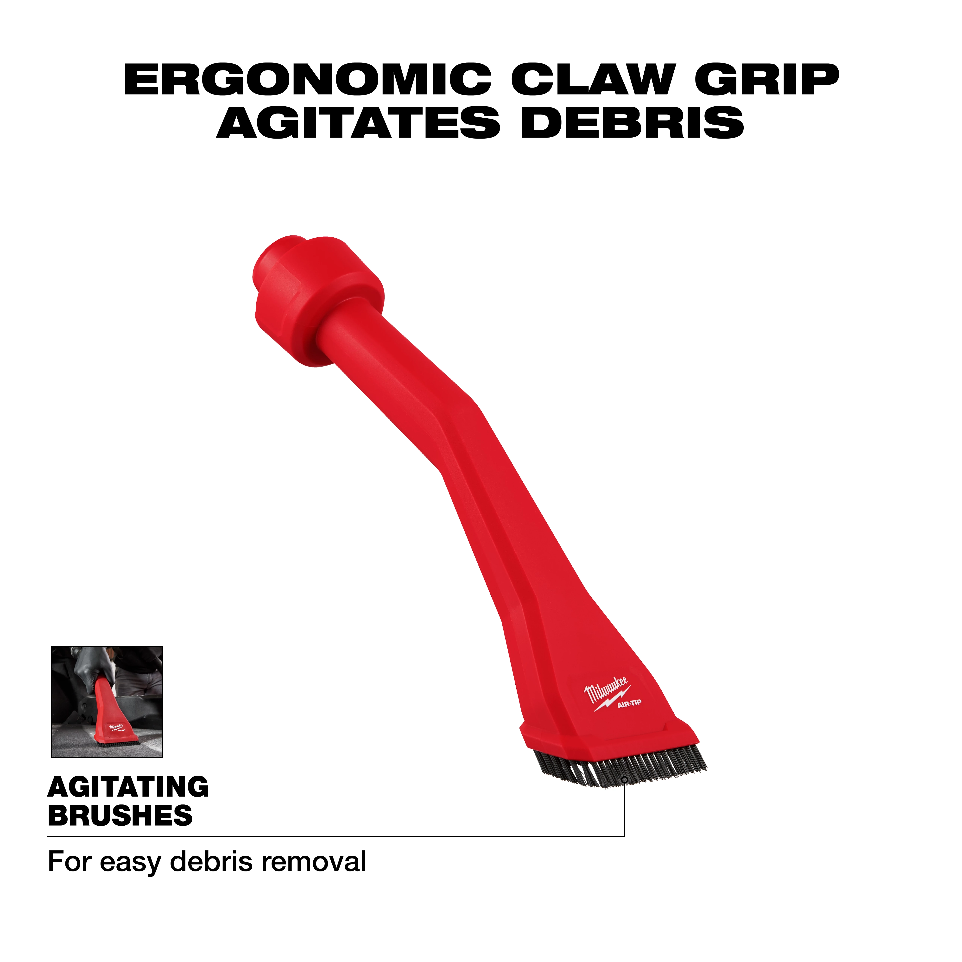 AIR-TIP™ Claw Utility Nozzle w/ Brushes