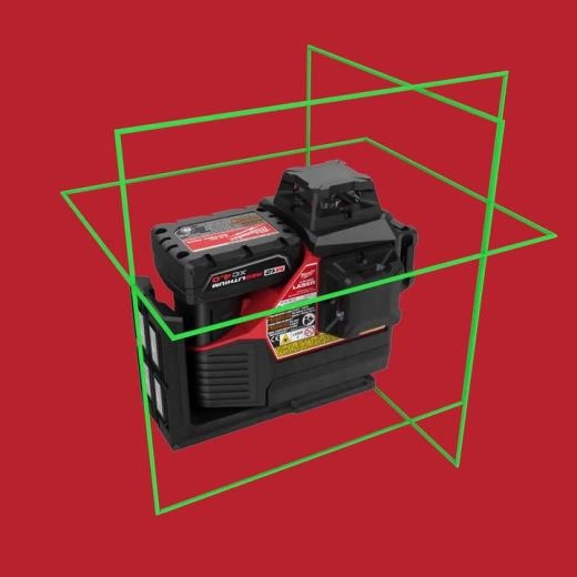 3632-21 M12 Green 360 3-Plane Laser