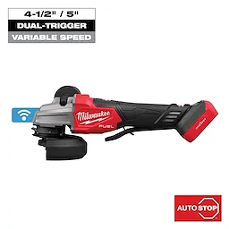 M18 FUEL 18V Lithium-Ion Brushless Cordless 4-1/2 in./5 in. Dual-Trigger Braking Grinder (Tool-Only)