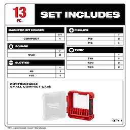 SHOCKWAVE Impact Duty™ Driver Bit Set - 13PC
