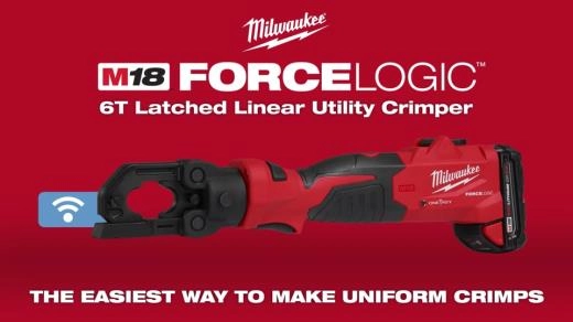 Milwaukee M18 FORCELOGIC 6T Latched Linear Utility Crimper