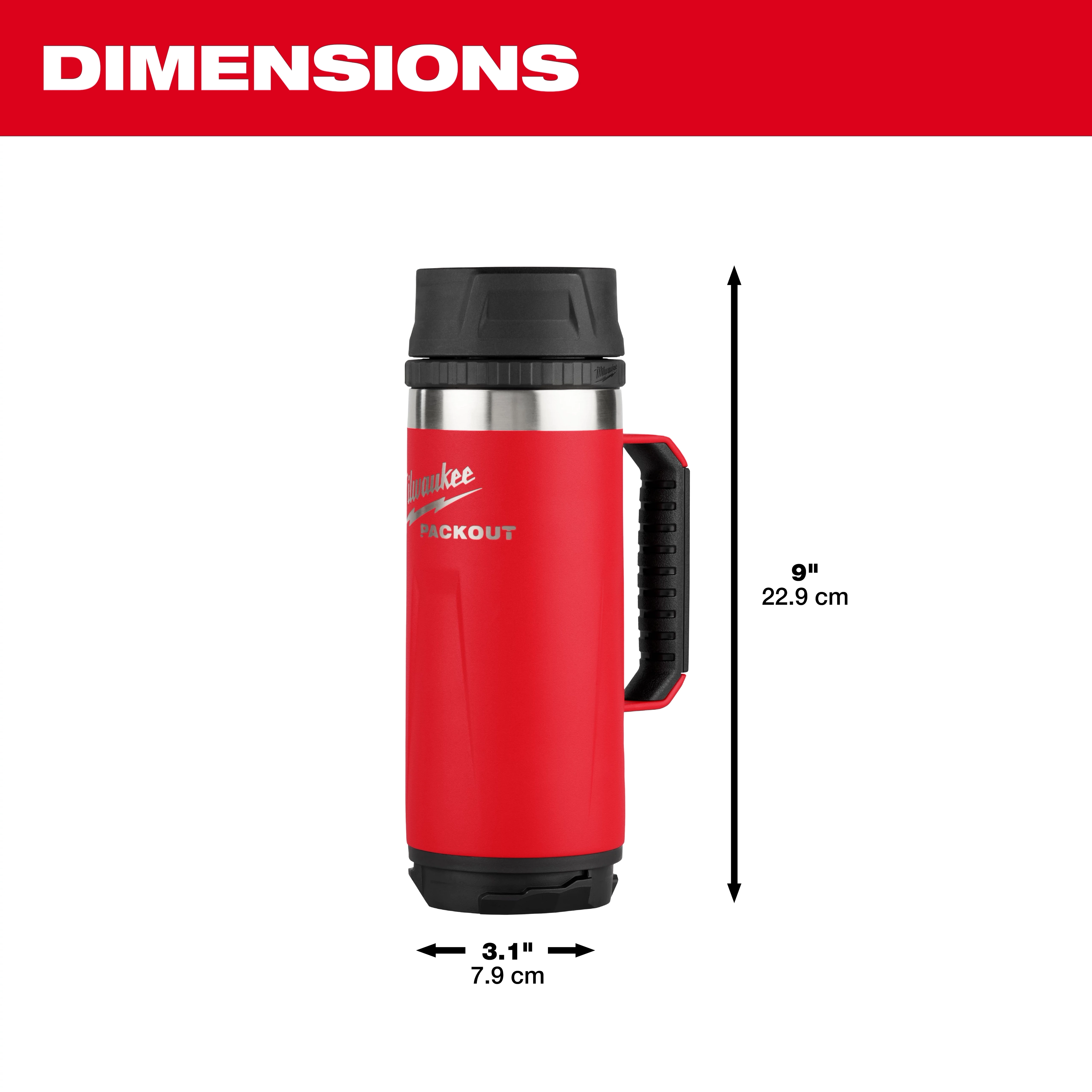 PACKOUT™ 18oz Insulated Mug with Sip Lid