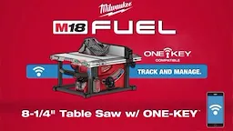 2736 M18 FUEL Table Saw with ONE KEY
