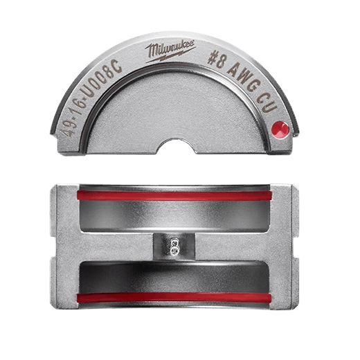 49-16-U008C - #8 Copper U Style Die