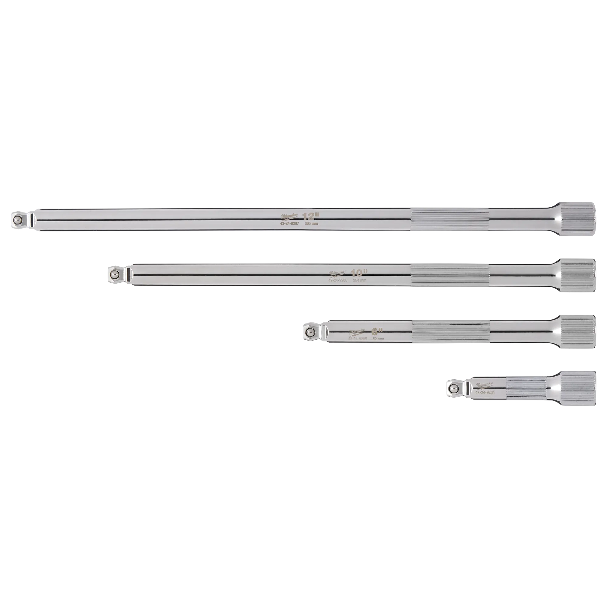 Image of the Milwaukee 4PC 3/8” Drive Wobble Extension Set