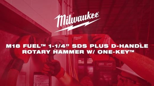 M18 FUEL 1-1_4in SDS PLUS D-HANDLE ROTARY HAMMER W ONE-KEY
