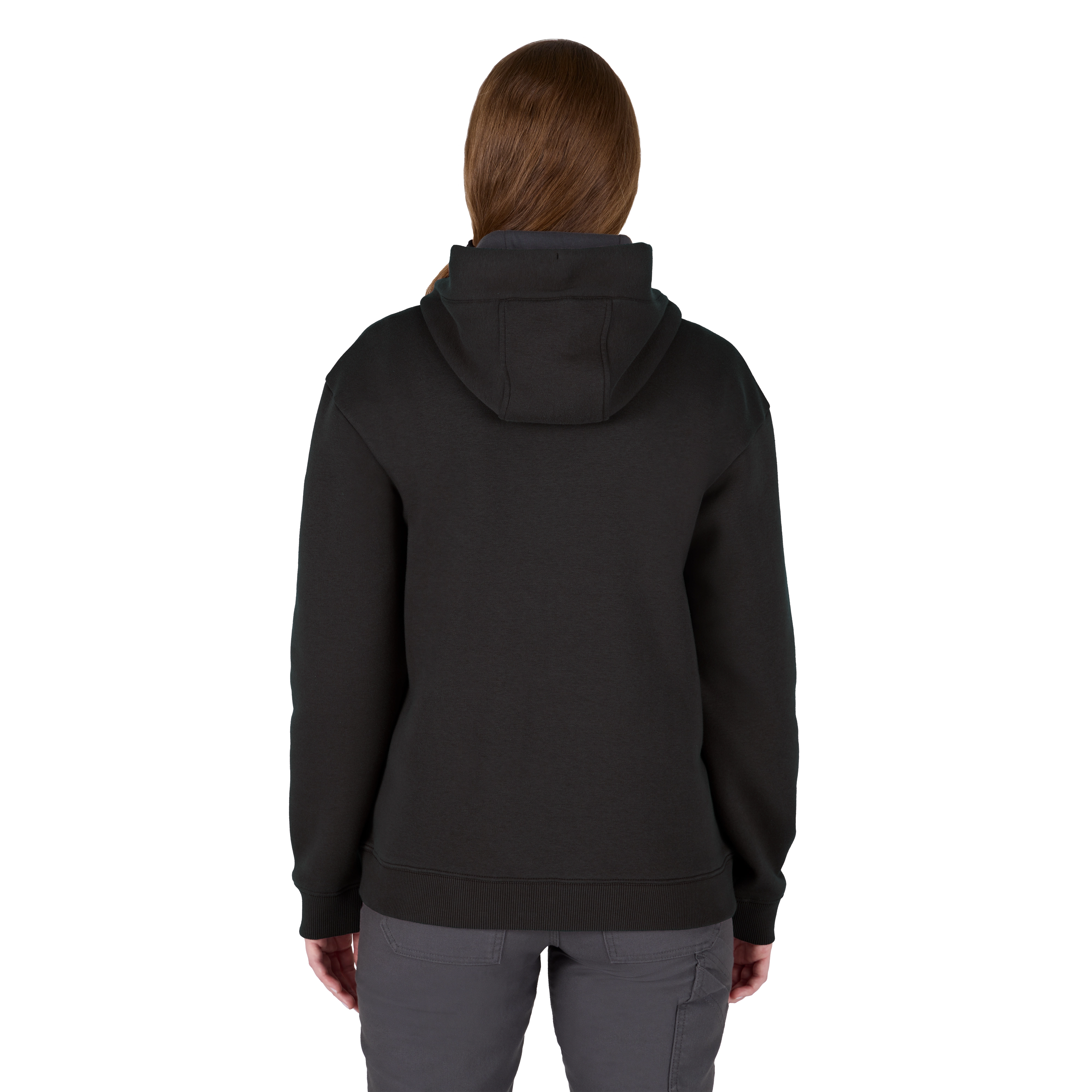 Image of the Milwaukee women's FREEFLEX Pullover Hoodie in black