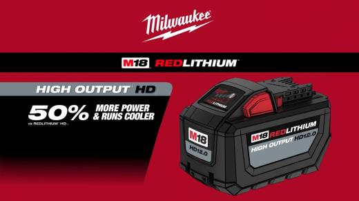 Milwaukee M18 Redlithium HIGH OUTPUT HD Batteries