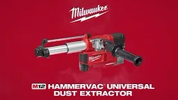 M12 HAMMERVAC Universal Dust Extractor ID