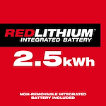 REDLITHIUM 2.5kWh Integrated Battery - Non-Removable Integrated Battery Included