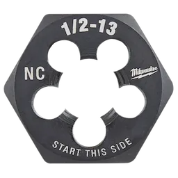1/2"-13 NC 1-Inch Hex Die