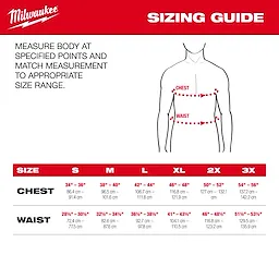 Workwear Size Guide