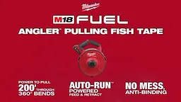 2873 M18 FUEL ANGLER Pulling Fish Tape