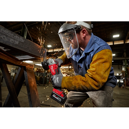 2883, 2883-20, 2883-22 - M18 FUEL™ 4-1/2" / 5" Braking Grinder with ONE-KEY(tm), Slide Switch Lock-On