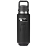 Image of the Milwaukee PACKOUT 36oz Insulated Bottle with Chug Lid in black