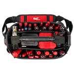 Image of the Milwaukee PACKOUT 15" Structured Tote highlighting its tool storage capabilities