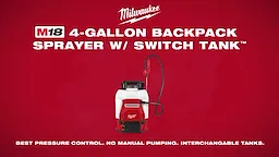 Milwaukee® M18™ 4-Gallon Backpack Sprayer w/ SWITCH TANK™