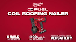 M18 FUEL Coil Roofing Nailer