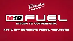 Milwaukee M18 FUEL Pencil Concrete Vibrator