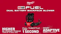 Milwaukee® M18 FUEL™ Dual Battery Backpack Blower