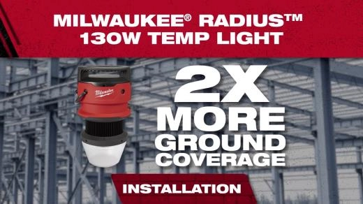 Milwaukee RADIUS Temporary Site Lights