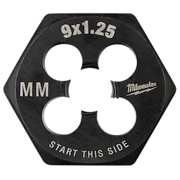 M9-1.25 mm 1-Inch Hex Threading Die