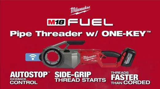 Milwaukee M18 FUEL Pipe Threader with ONE-KEY