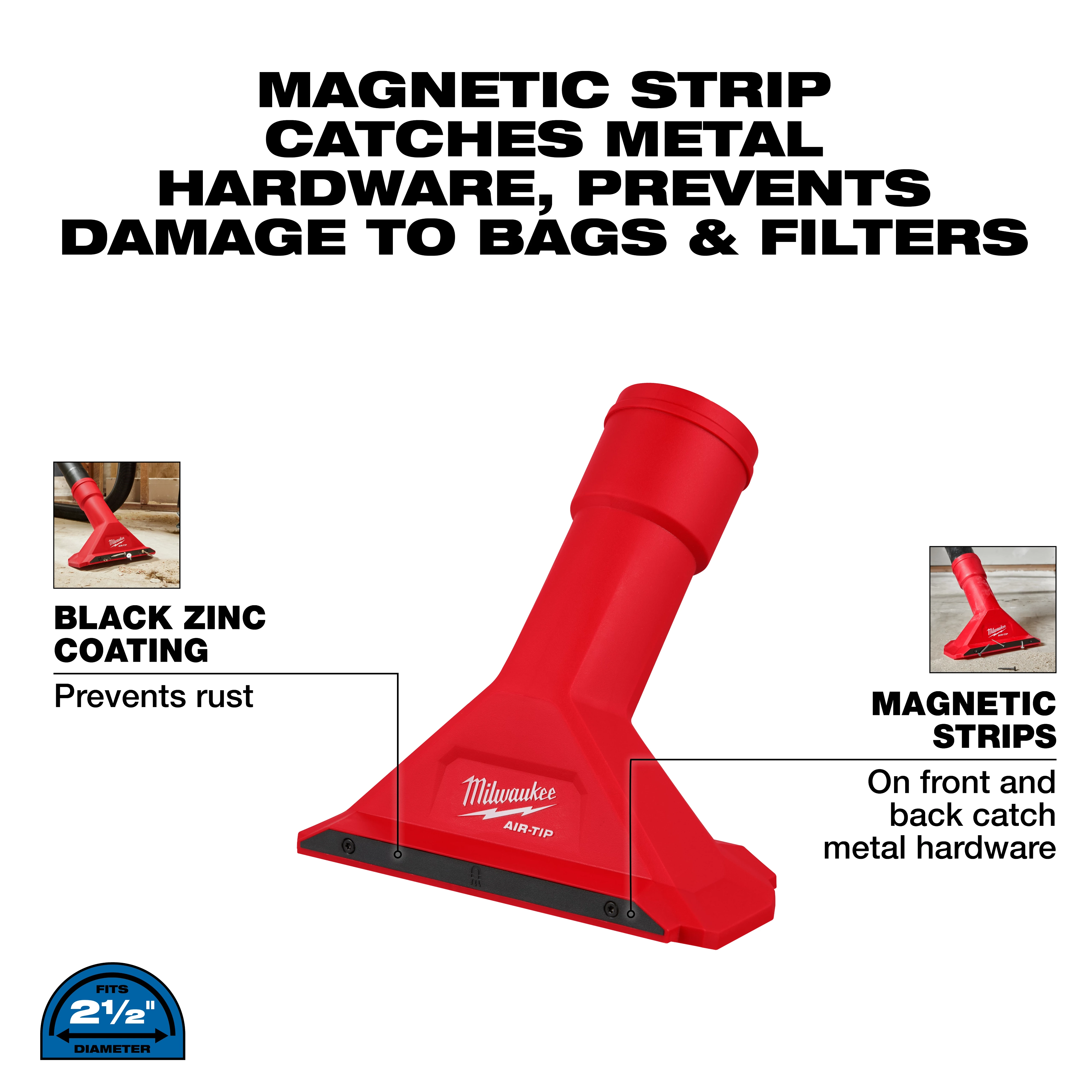 AIR-TIP™ 2 1/2" Magnetic Utility Nozzle