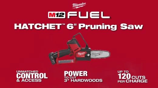 M12 FUEL HATCHET  6 Pruning Saw