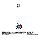 MX FUEL™ ROCKET™ Dual Power Compact Tower Light