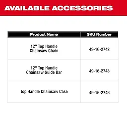 M18 FUEL 12" Top Handle Chainsaw