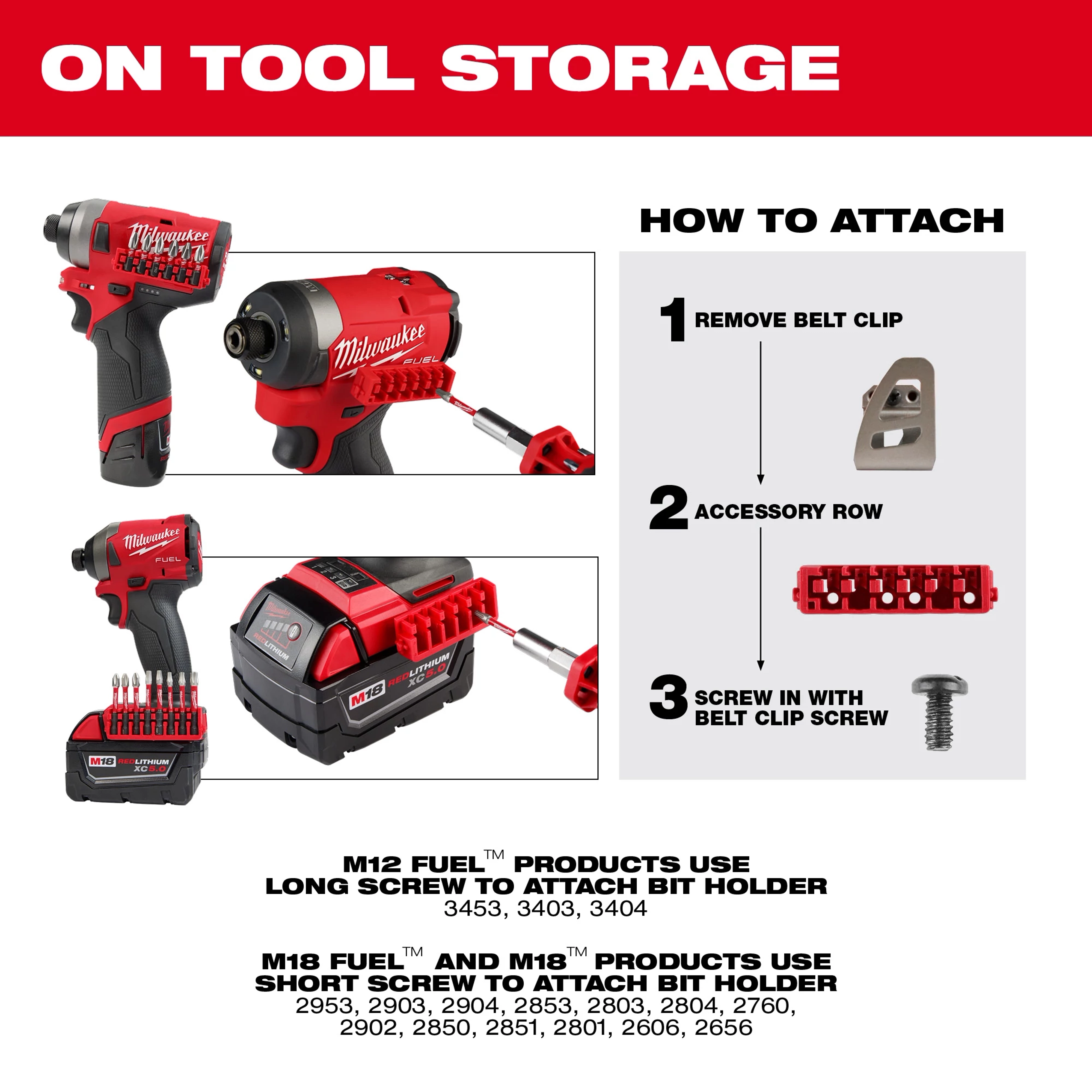 MILWAUKEE® Case Rows On Tool Storage Graphic
For Image Reel