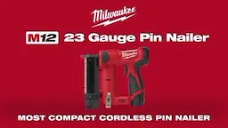 2540 M12 23 Gauge Pin Nailer