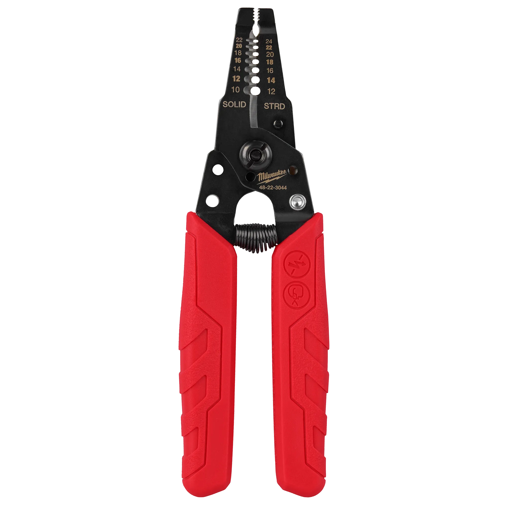 Back view of the 10-24 AWG Compact Comfort Grip Wire Stripper & Cutter