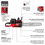 M18 FUEL™ 20 Dual Battery Chainsaw