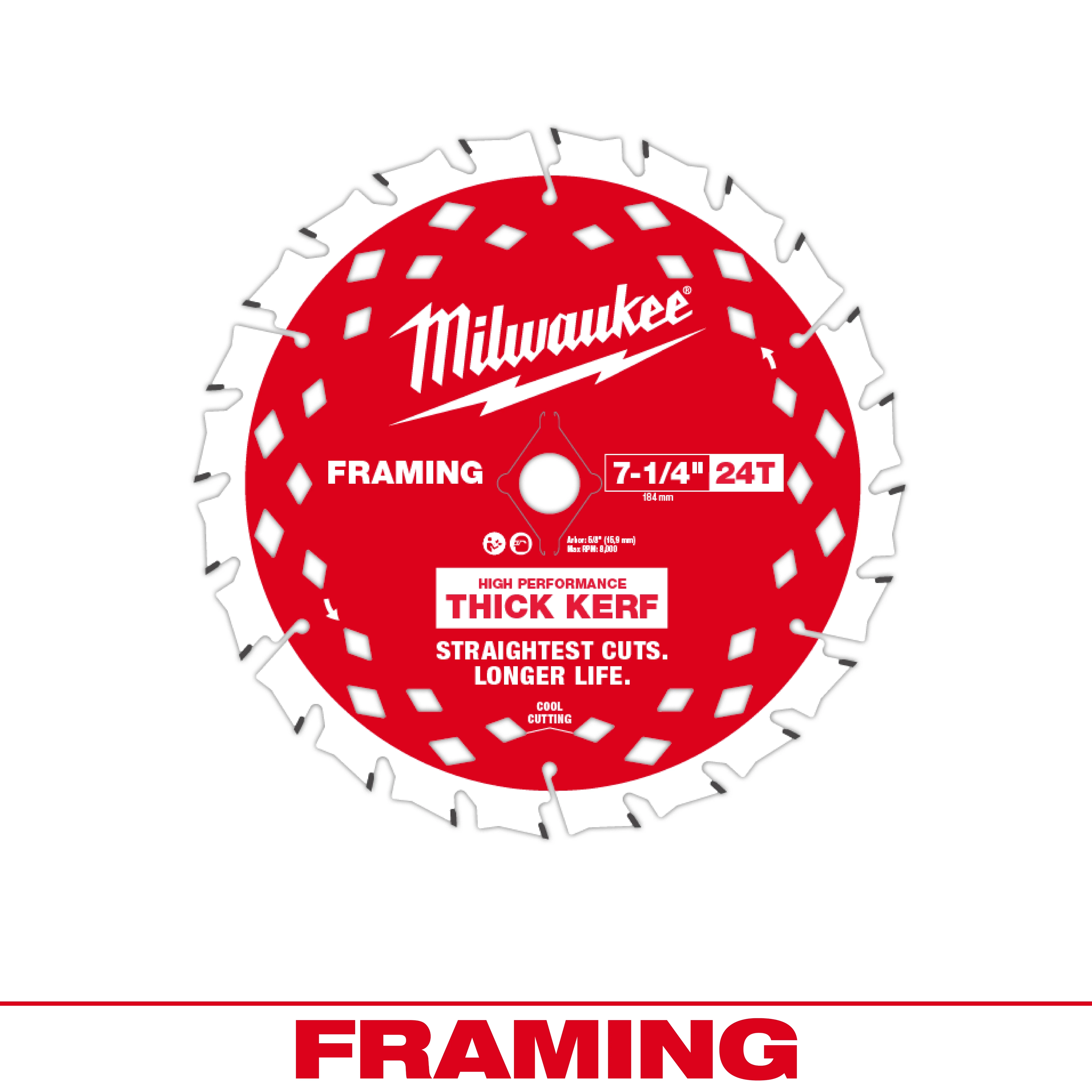 7-1/4" 24T Framing Circular Saw Blade