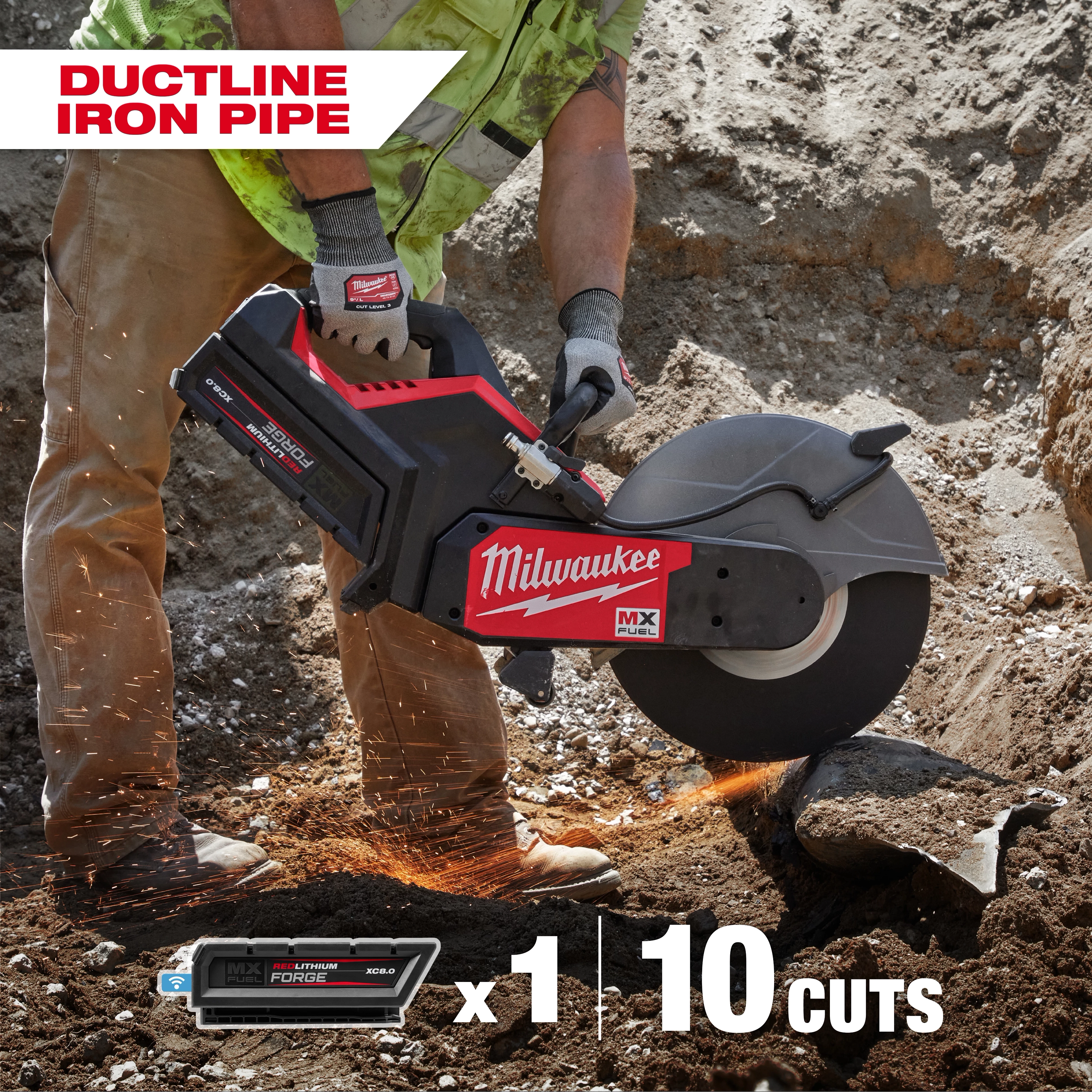 MX FUEL™ 14" Cut-Off Saw w/ RAPIDSTOP™ Brake