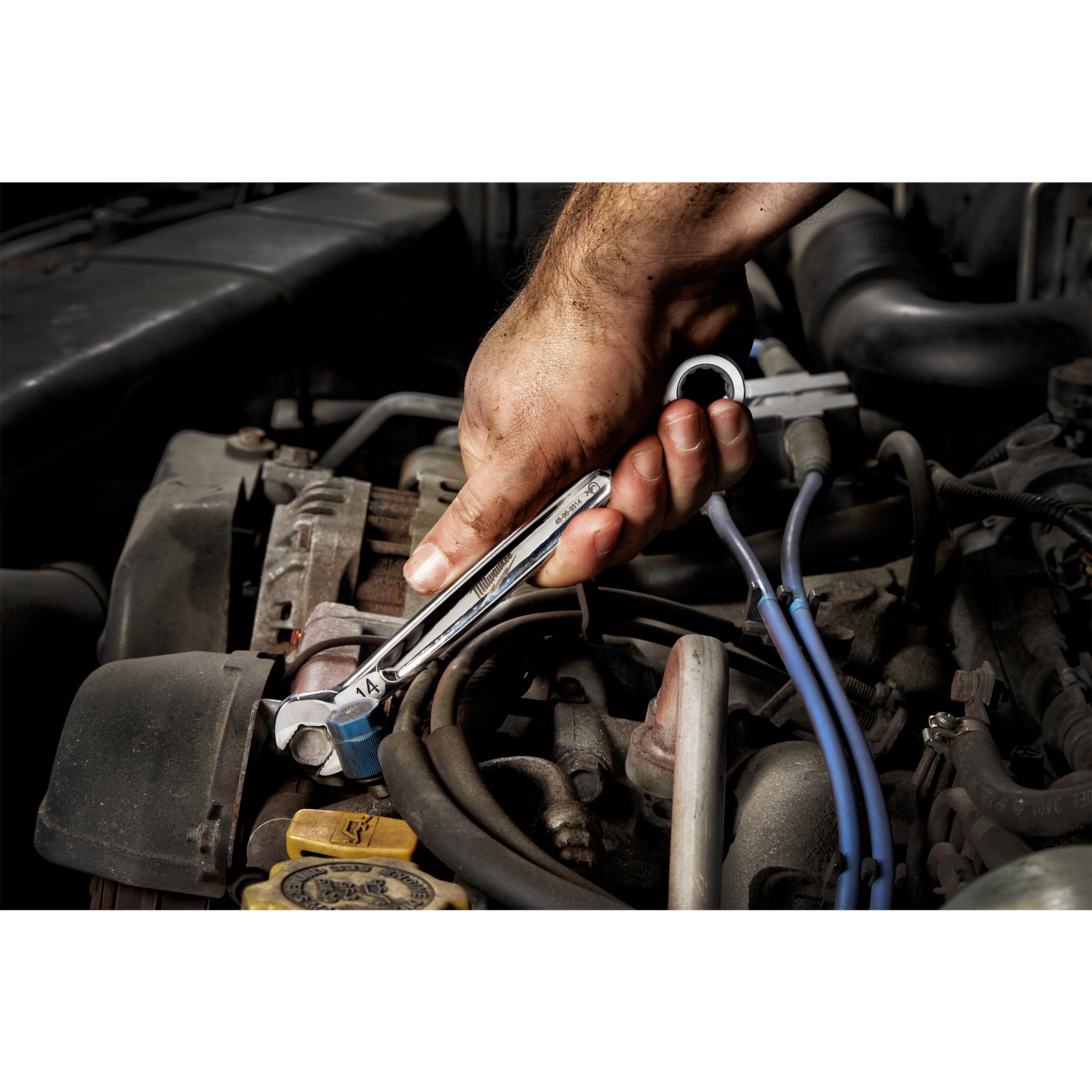 15 pc. Metric Ratcheting Combination Wrench Set