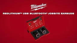 Milwaukee REDLITHIUM USB Bluetooth Jobsite Ear Buds