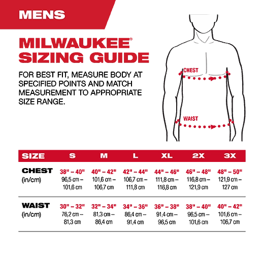 Sizing Guide: Men