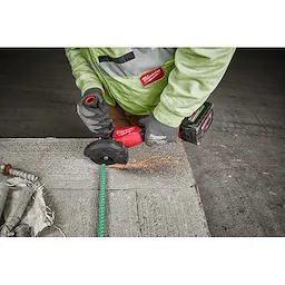 2883, 2883-20, 2883-22 - M18 FUEL™ 4-1/2" / 5" Braking Grinder with ONE-KEY(tm), Slide Switch Lock-On