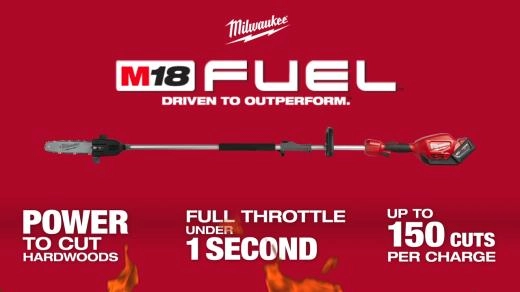 Milwaukee M18 FUEL 10ft Pole Saw w QUIK LOK