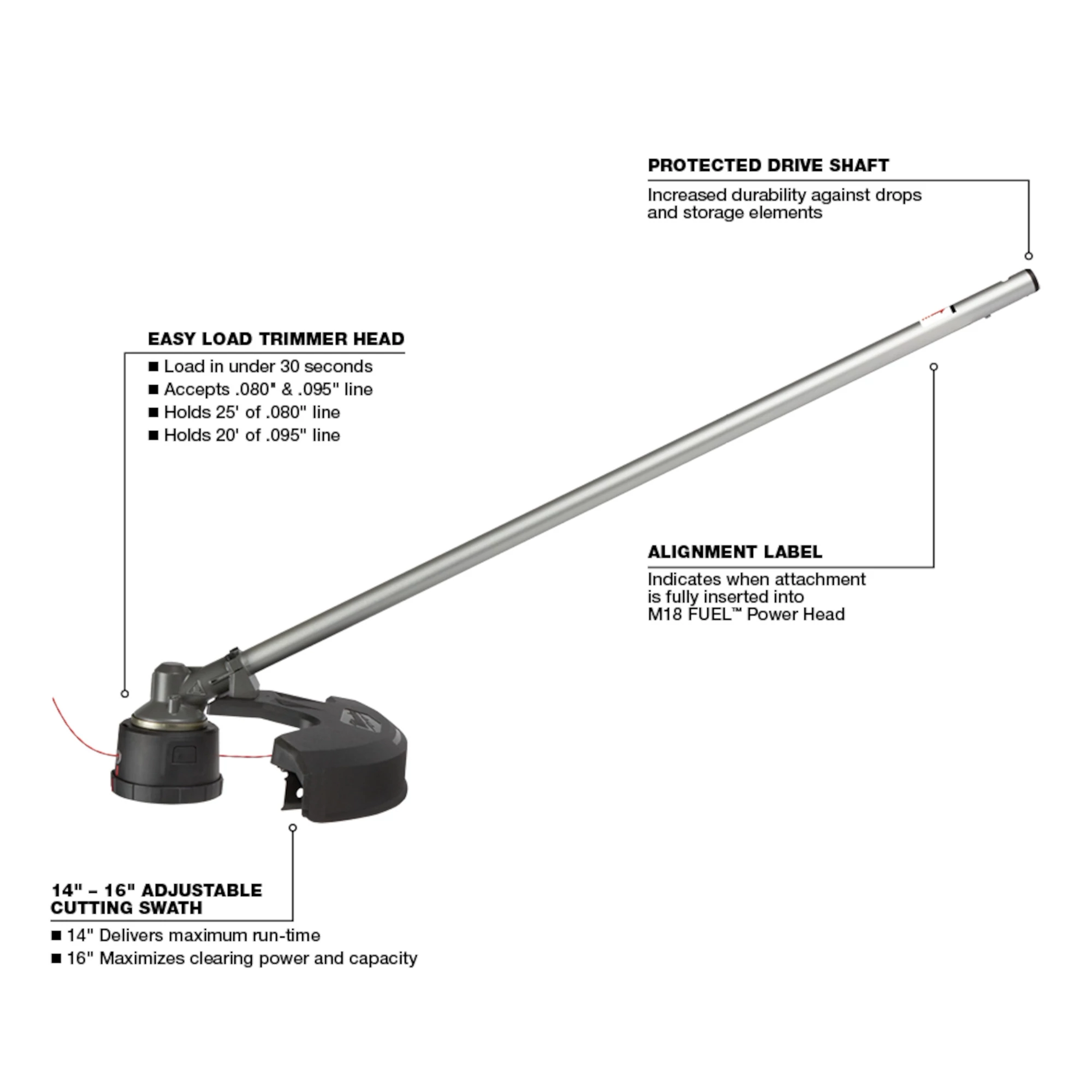 M18 FUEL™ QUIK-LOK™ String Trimmer Attachment